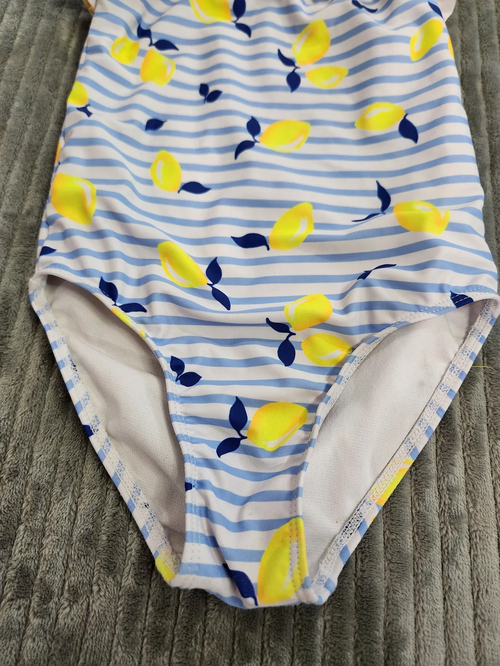 Bmagical Bwever size 5 swimsuit striped patter lemon one-piece swimsuit 5